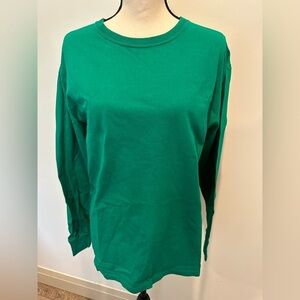 🎄John Deere VTG Green Shirt L Long Sleeve  100% Cotton